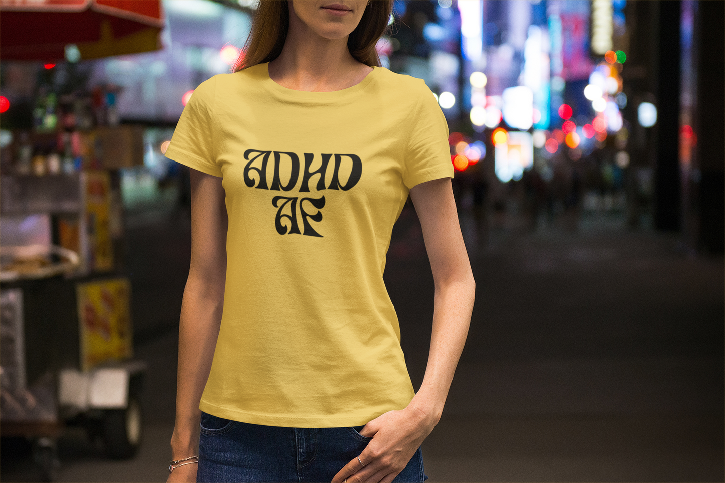 ADHD AF felnőtt póló az ADHD tudatosítás jegyében
