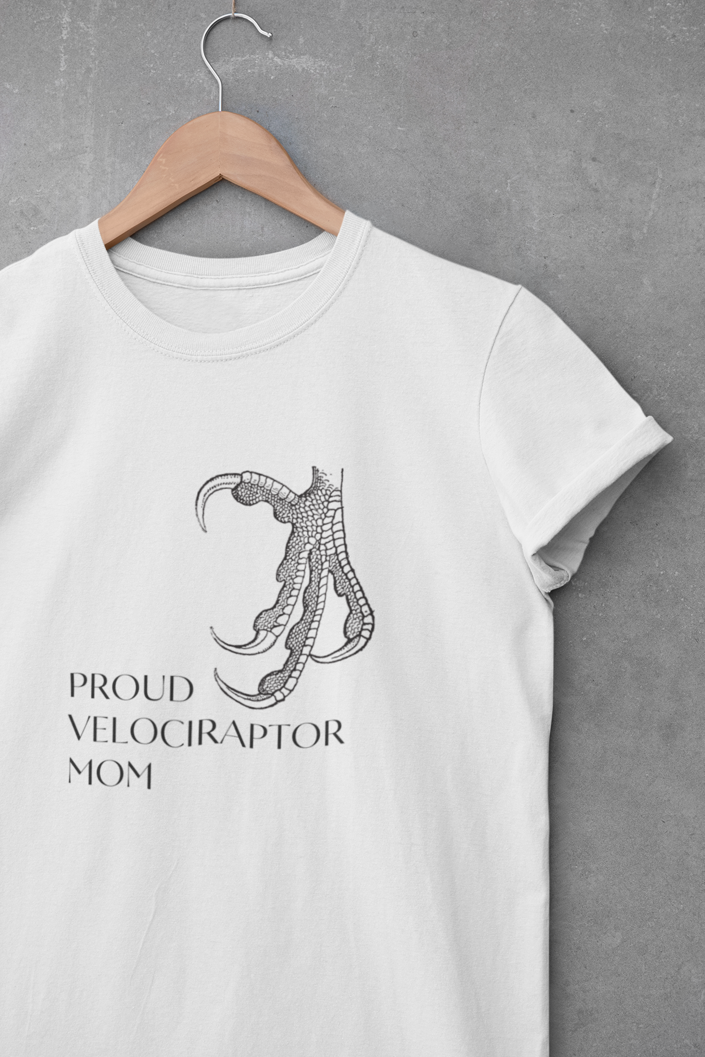 Proud Velociraptor Mom Felnőtt Női póló büszke anyukáknak